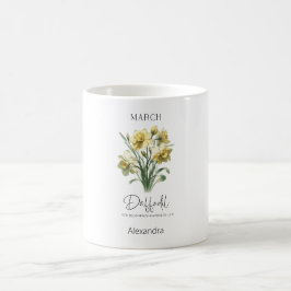 Astrologie Geboorte Maand Maart | Bloemdafodil Koffiemok