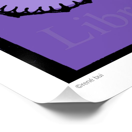 Astrologie Geheugenschild van de dierentuin Birthd Poster (Hoek)