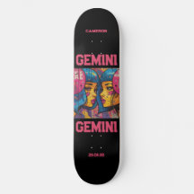 Astrologie Graffiti Gemini Zodiac Skateboard