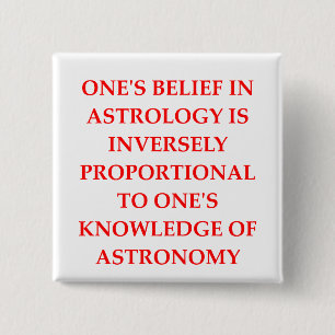 astrologie-grap vierkante button 5,1 cm