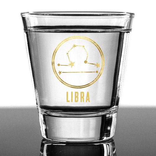 Astrologie Horoscope Gold Shot Glas