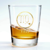 Astrologie Horoscope Gold van de dierentuin Shot Glas