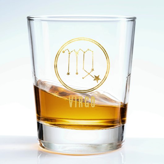 Astrologie Horoscope Gold van de dierentuin Shot Glas