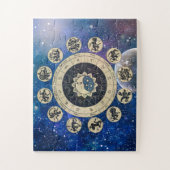 Astrologie in het universum legpuzzel (Verticaal)