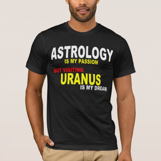 ASTROLOGIE IS MIJN PASSIE T-SHIRT (Voorkant)