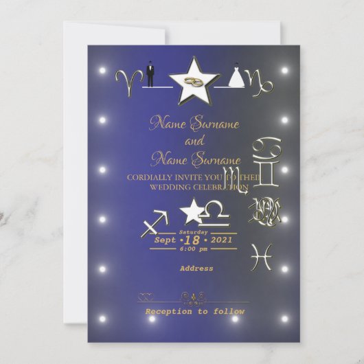 Astrologie Kaart (Voorkant)