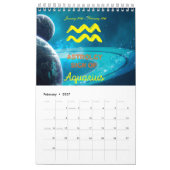 Astrologie Kalender met planeten (Feb 2027)