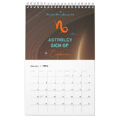 Astrologie Kalender met planeten (Jan 2026)