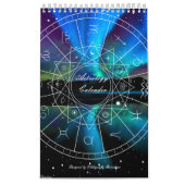Astrologie Kalender met planeten (Hoes)