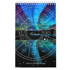 Astrologie Kalender met planeten