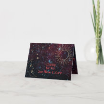 Astrologie Kerst Zon Maan Sterren Glitter New Age
