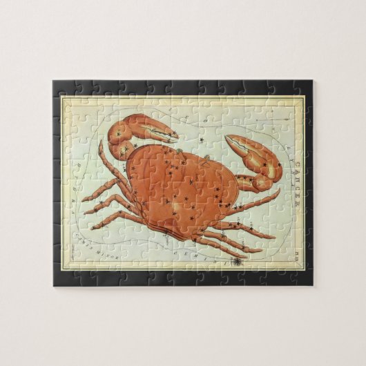  astrologie krab constellatie dierentuin legpuzzel (Horizontaal)