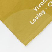 Astrologie Leo Zodiac Sign Foto Aangepaste Verjaar Fleece Deken (Hoek)