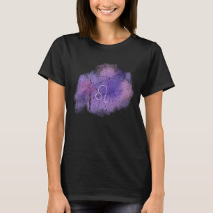 Astrologie Leo Zodiac teken Geboortesymbool Mannen T-shirt