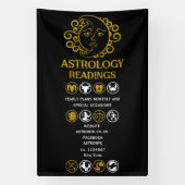 Astrologie Lezen Spandoek (Verticaal)