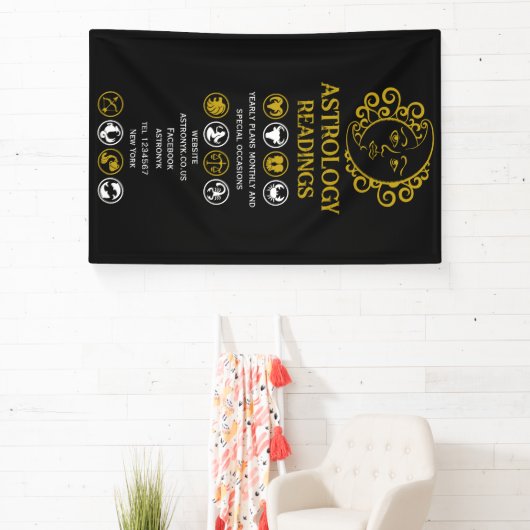Astrologie Lezen Spandoek (Insitu)