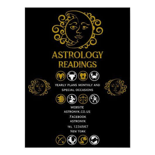 Astrologie Lezing Perfect Poster (Voorkant)