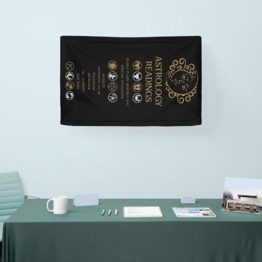 Astrologie Lezing Spandoek (Beurs)
