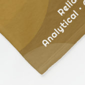 Astrologie Maagd Zodiac Sign Foto Aangepaste geboo Fleece Deken (Hoek)