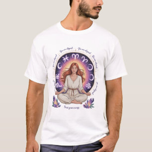 Astrologie Meditatie Yoga Oefening Dierenriem Kris T-shirt