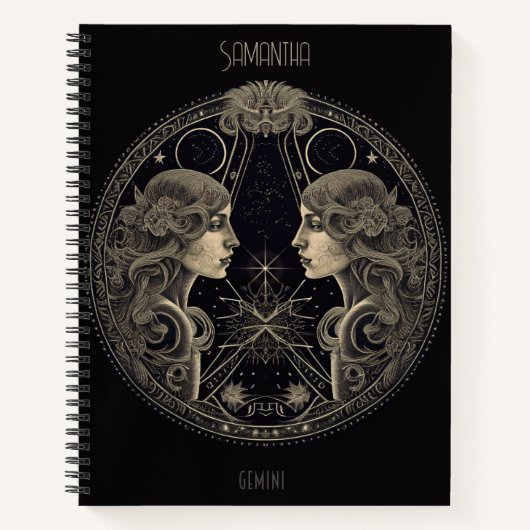 Astrologie-Notitieboek voor Gemini Notitieboek (Voorkant)