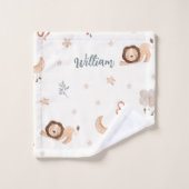 Astrologie ontwerp: Waterverf Leo Zodiac Sign Bad Handdoek (Wasdoekje)