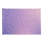 Astrologie Paarse Roze Aura Sterren Sterrenbeeld Kussensloop (Achterkant-Rechts)