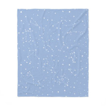 Astrologie Pastelblauw Witte Sterren Sterrenbeeld
