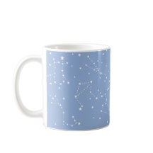 Astrologie Pastelblauw Witte Sterren Sterrenbeeld