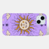 Astrologie Phonecases: Hemelse Stijl Zonneteken Case-Mate iPhone Case (Achterkant (horizontaal))