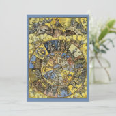  astrologie, renaissance Zodiac Wheel, 1555 (Staand voorkant)