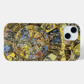 astrologie, renaissance Zodiac Wheel, 1555 Case-Mate iPhone Case (Achterkant (horizontaal))