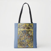 astrologie, renaissance Zodiac Wheel, 1555 Tote Bag (Voorkant)