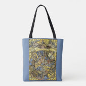 astrologie, renaissance Zodiac Wheel, 1555 Tote Bag (Achterkant)