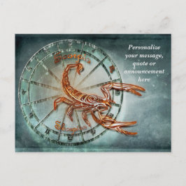 Astrologie Schorpioen Horoscoop Personaliseer Beri Briefkaart