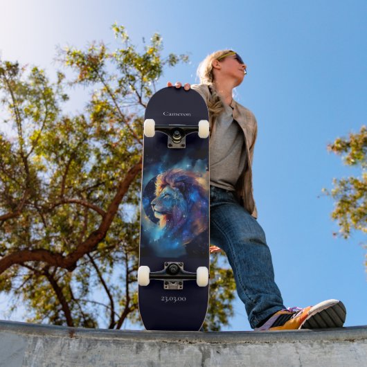 Astrologie Skateboard met Leo Symbol (Buiten 1)