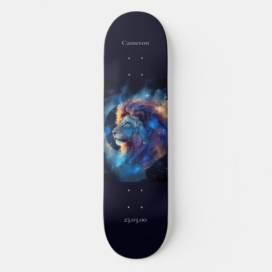 Astrologie Skateboard met Leo Symbol (Voorkant)