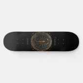 Astrologie Skateboard met Schorpioen Symbool (Horizontaal)