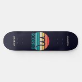 Astrologie Skateboard met Schorpioen Symbool (Horizontaal)