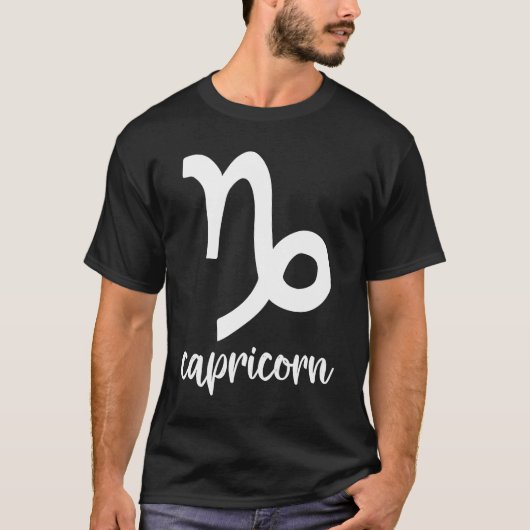 Astrologie Steenbok Dierenriem T-shirt (Voorkant)
