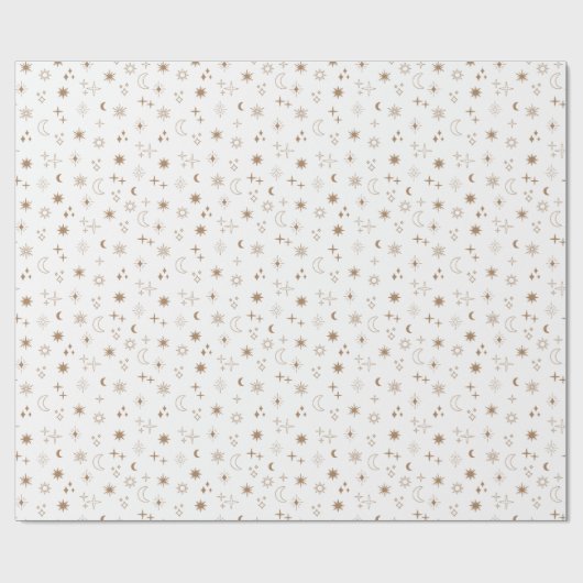 Astrologie Sterpatroon Cadeaupapier (Vlak)