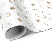 Astrologie Sterpatroon Cadeaupapier (Rol Hoek)