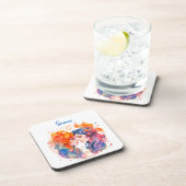 Astrologie sterrenbeeld van Tweelingen in de water Bier Onderzetter (Rechterzijde)