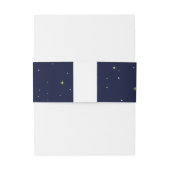 Astrologie & Sterrennacht Thema | hemelse bruiloft Uitnodigingen Wikkel (Achterkant Voorbeeld)