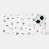 Astrologie Sterrenpatroon iPhone 15 Case (Achterkant horizontaal)