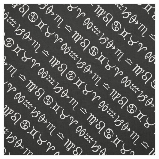 Astrologie Stof Gepersonaliseerde Dierenriem Stoff (Swatch)