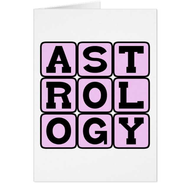 Astrologie, Studie van de Dierenriemtekens (Voorkant)