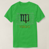 Astrologie Traits Virgo 2 T-shirt (Design voorkant)