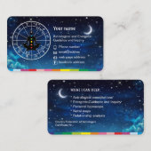 Astrologie visitekaartje (Voorkant / Achterkant)