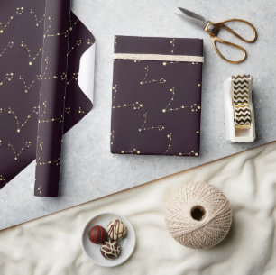 Astrologie Vissen Kosmische Sterren sterrenbeeld D Cadeaupapier